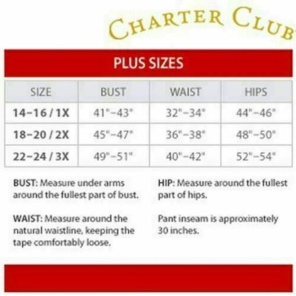 Charter Club Button-Trim Printed 3/4 Sleeve Top - Picture 8 of 8